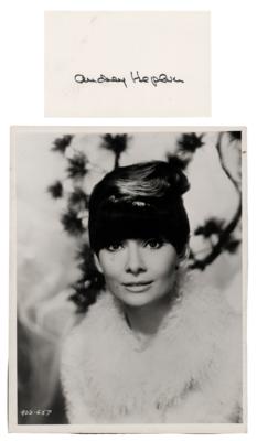 Lot #789. Audrey Hepburn Signature