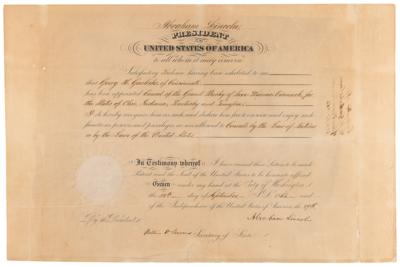 Lot #9 President Abraham Lincoln Appoints a Consul to Support the Germanic Presence in America's War-Torn Midwest - Image 2