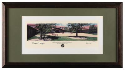 Lot #89 Ronald Reagan Signed Limited Edition Photographic Print - 'The Ronald Reagan Presidential Library' - Image 2