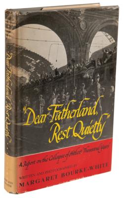 Lot #358 Margaret Bourke-White Signed Book - 'Dear Fatherland, Rest Quietly' - Image 3