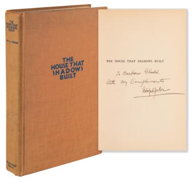 Lot #887 Adolph Zukor Signed Book - The House That Shadows Built - Image 1