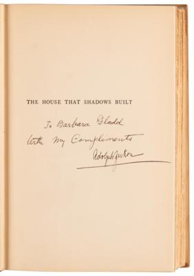 Lot #887 Adolph Zukor Signed Book - The House That Shadows Built - Image 4