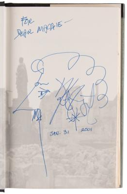 Lot #516 Kurt Vonnegut Signed Self-Portrait Sketch in Book - Slaughterhouse Five - Image 4