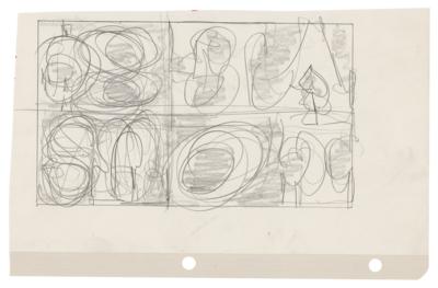 Lot #370 Robert Indiana Signed Original Sketch -