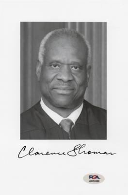 Lot #246 Clarence Thomas Signed Photograph