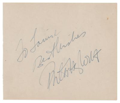 Lot #786 Rita Hayworth Signature - Image 1