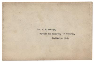 Lot #114 Woodrow Wilson Typed Letter Signed as President in 1919, While in Paris for the Peace Conference - Image 2