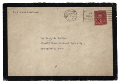 Lot #36 Calvin Coolidge Typed Letter Signed as President - Image 2