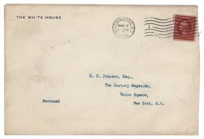 Lot #101 William H. Taft Typed Letter Signed as President, Weighing in on Tariffs and Duty-Free Art - Image 2