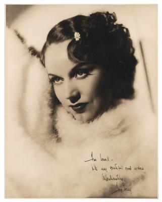 Lot #883 Fay Wray Signed Photograph - Image 1