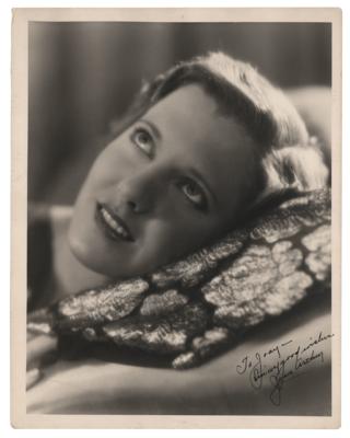 Lot #707 Jean Arthur Signed Oversized Photograph