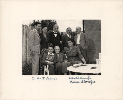 Lot #228 Albert Schweitzer Signed Photograph