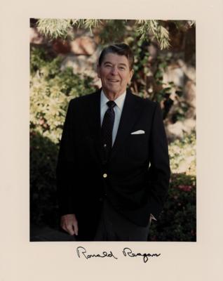 Lot #91 Ronald Reagan Signed Photograph - Image 1