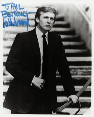 Lot #111 Donald Trump Signed Photograph - Image 1