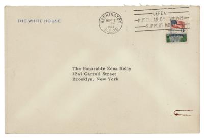 Lot #72 Lyndon B. Johnson Typed Letter Signed as President to Congresswoman Edna F. Kelly: "You provided leadership that our country, and our Party, cannot afford to part with. You have always acted for the good of America" - Image 2