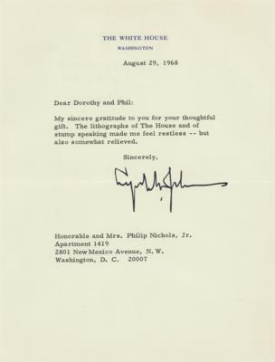 Lot #71 Lyndon B. Johnson Typed Letter Signed - Image 1