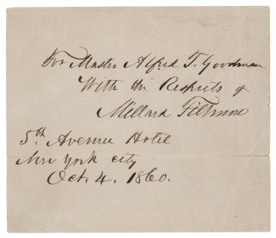 Lot #43 Millard Fillmore Signature - Image 1