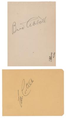 Lot #702 Abbott and Costello Signatures