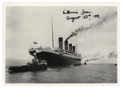 Lot #248 Titanic: Millvina Dean Signed Photograph