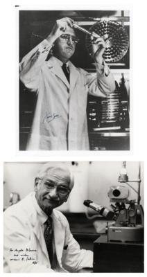 Lot #225 Jonas Salk and Albert Sabin (2) Signed Photographs - Image 1