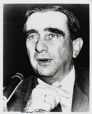 Lot #245 Edward Teller Signed Photograph - Image 1