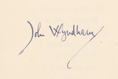 Lot #453 John Wyndham Signed Book - The Day of the Triffids - Image 2