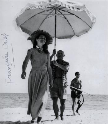 Lot #366 Francoise Gilot Signed Photograph