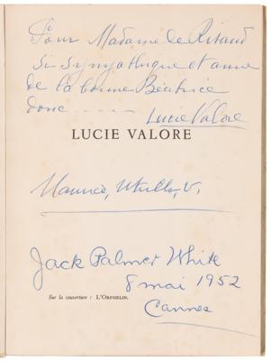 Lot #383 Maurice Utrillo and Lucie Valore Dual-Signed Catalog - Image 4