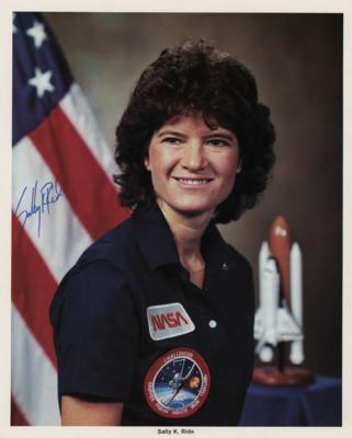 Lot #332 Sally Ride Signed Photograph - Image 1