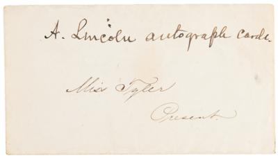 Lot #11 Abraham Lincoln Signature as President-Elect (December 1860) - Image 2