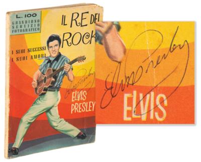 Lot #546 Elvis Presley Signed Book