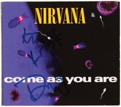 Lot #545 Nirvana Signed CD Single -  'Come as You