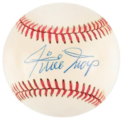 Lot #910 Willie Mays Signed Baseball