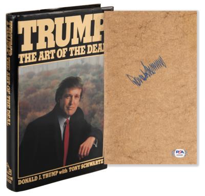 Lot #109 Donald Trump Signed Book - The Art of the Deal - Image 1