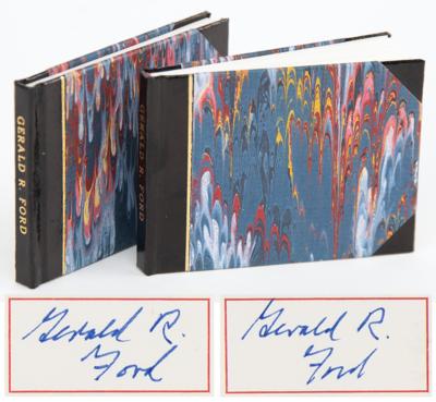 Lot #55 Gerald Ford (2) Signed Limited Edition Mini Books - The Tenth Convention - Image 1