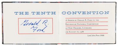 Lot #55 Gerald Ford (2) Signed Limited Edition Mini Books - The Tenth Convention - Image 3