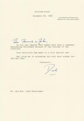 Lot #83 Richard Nixon Typed Letter Signed - Image 1