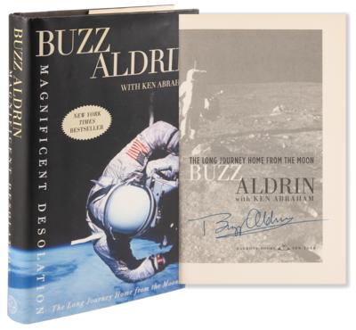 Lot #296 Buzz Aldrin Signed Book - Magnificent