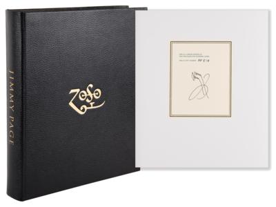 Lot #544 Led Zeppelin: Jimmy Page Signed Artist's