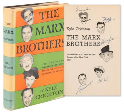 Lot #699 Marx Brothers Multi-Signed Book -