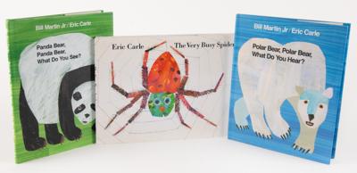 Lot #362 Eric Carle (3) Signed Books