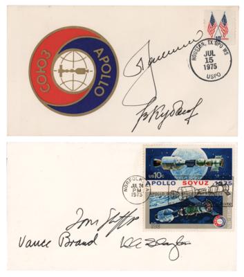 Lot #305 Apollo-Soyuz Test Project (2) Signed