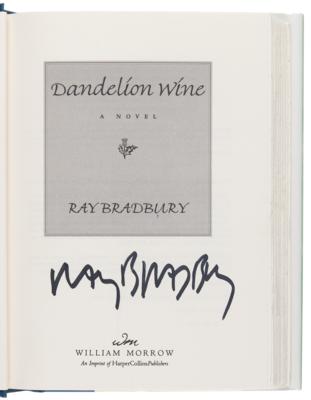 Lot #462 Ray Bradbury (5) Signed Books, with The Martian Chronicles, The Illustrated Man, and Something Wicked This Way Comes - Image 3