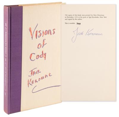 Lot #454 Jack Kerouac Signed Book - Excerpts from Visions of Cody (Ltd. Ed. #709/750) - Image 1