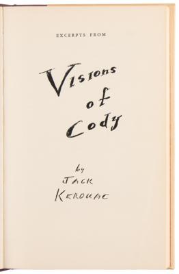 Lot #454 Jack Kerouac Signed Book - Excerpts from Visions of Cody (Ltd. Ed. #709/750) - Image 5