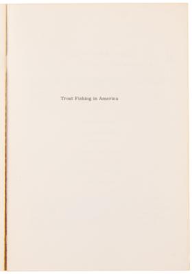 Lot #456 Richard Brautigan: Trout Fishing in America (First Edition) - Image 2