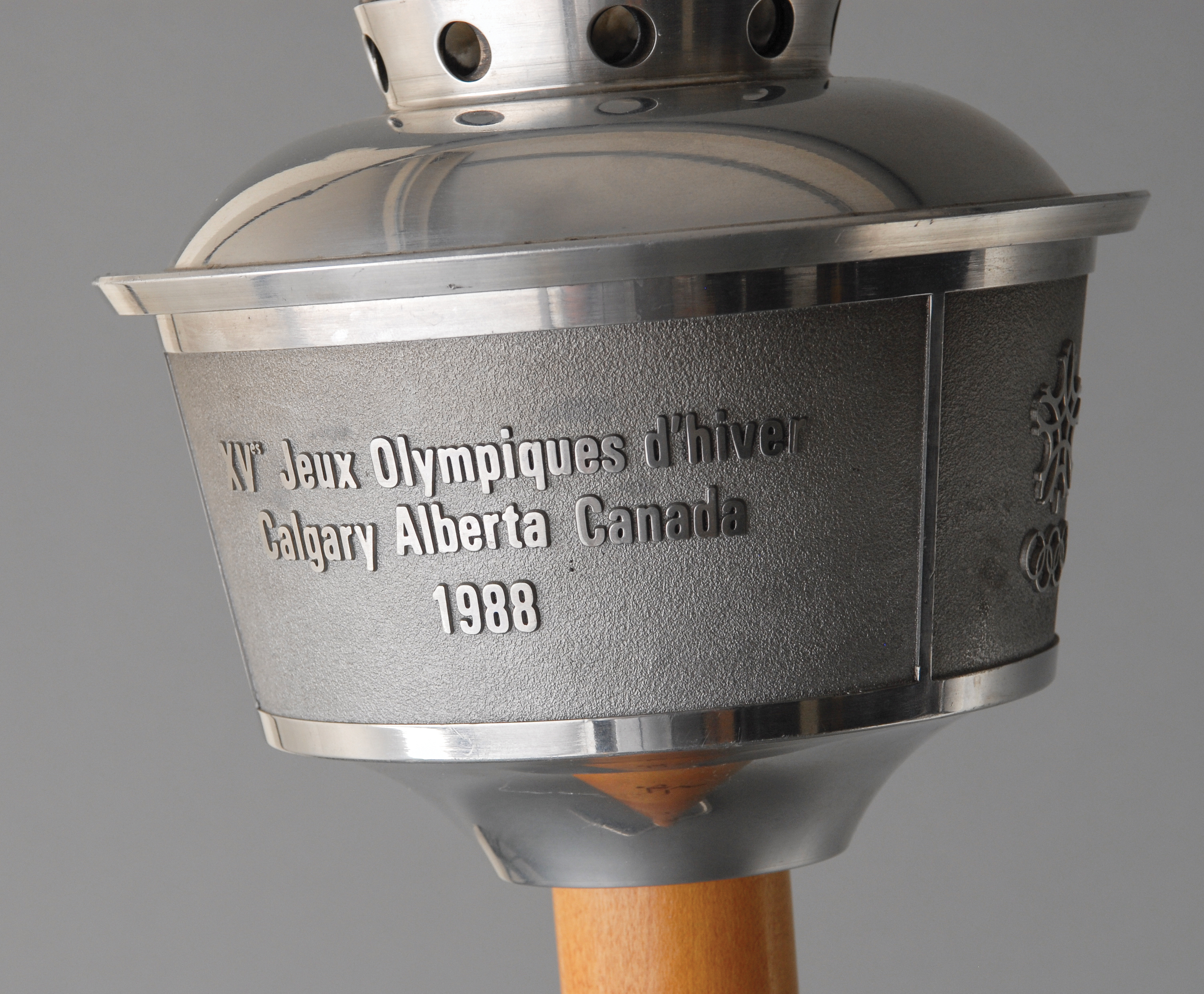 Lot #3015 Calgary 1988 Winter Olympics Torch and Mother Flame Lamp - Image 3