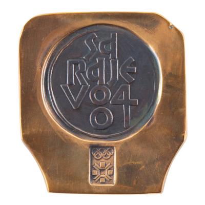 Lot #3151 Sarajevo 1984 Winter Olympics Bronze Participation Medal - From the Collection of IOC Member James Worrall - Image 1