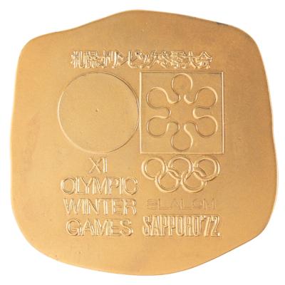 Lot #3088 Sapporo 1972 Winter Olympics Gold Winner's Medal Prototype - Image 2