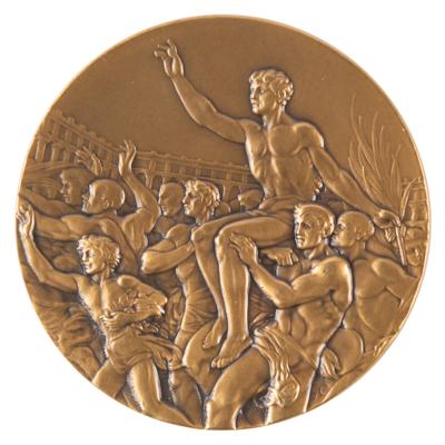 Lot #3073 London 1948 Summer Olympics Bronze Winner's Medal - Image 2